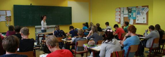 Aus dem Schulunterricht Blick in den Klassenraum